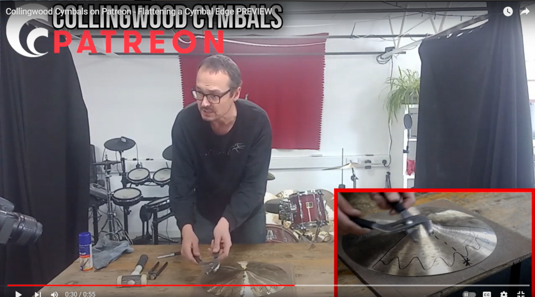 How (and Why) to Flatten a Cymbal's Edge.